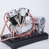 CISON FG-VT9 9cc V2 V Twin Model Engine with Air Filter Base Tank Set - stirlingkit