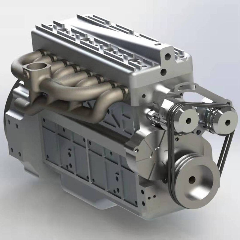 175 Sitec Engine CISON FL4-175 Flathead Inline 4 Cylinder Four Stroke 9,000rpm RC Water ...