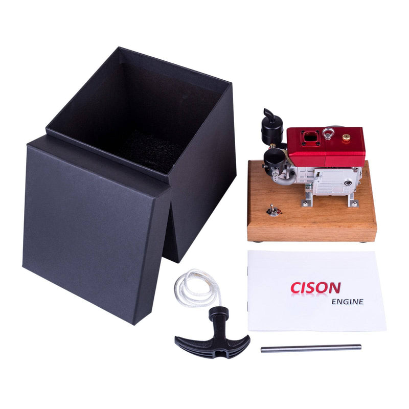 Simulation Diesel Engine 4 Stroke Single Cylinder Gasoline Evaporative Cooling ICE Engine Model 8000rpm - stirlingkit