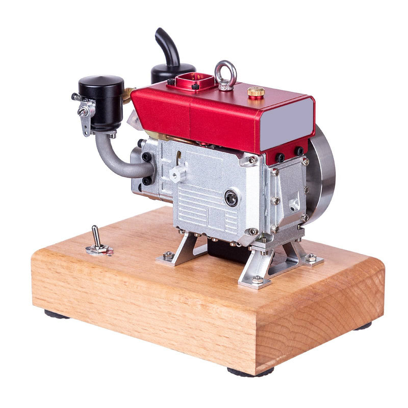 Simulation Diesel Engine 4 Stroke Single Cylinder Gasoline Evaporative Cooling ICE Engine Model 8000rpm - stirlingkit
