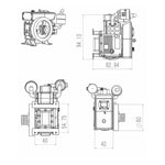 CISON-L100 Simulation Tractor Diesel Engine 4 Stroke Single Cylinder Gasoline Evaporative Cooling ICE Engine Model 8000rpm - stirlingkit