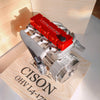 CISON L4-175 17.5cc Miniature OHV Four-cylinder Four-Stroke Engine Kits that Runs on Gas for RC Cars Ships - stirlingkit