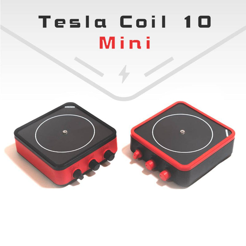Cool Tiny Bluetooth Music Tesla Coil Red Frame TC10 - stirlingkit