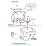 Cool Tiny Bluetooth Music Tesla Coil Red Frame TC10 - stirlingkit
