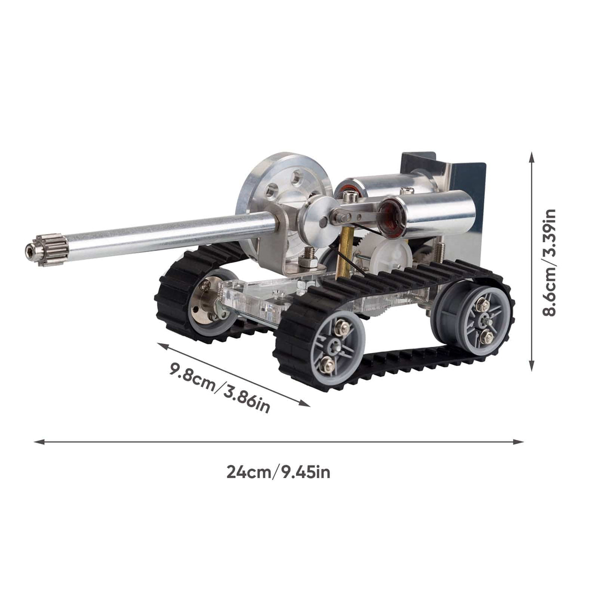 Cool Mini Stirling Engine Tank Model - stirlingkit