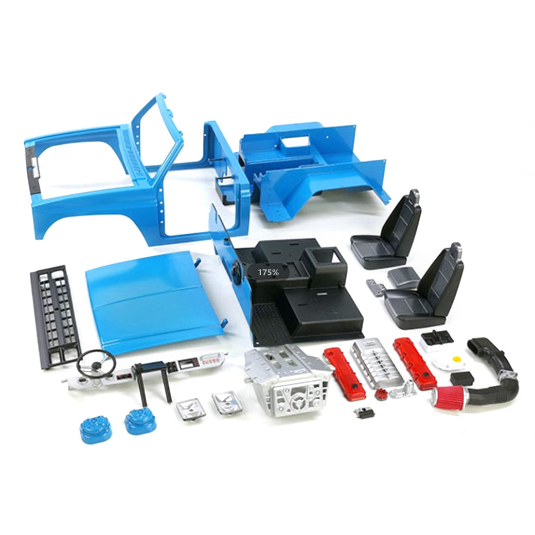 CROSSRC XT4 1/10 2.4G RC Electric Off-road Crawler Aseembly Model Kit Version - stirlingkit