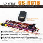 CS-RC16 Simulation Lights and Sound Set  Horn Sound Set Multi-sound Effects Switching 7 Kinds of Lights for RC Tractor Truck Climbing Car High-speed Car Model - stirlingkit