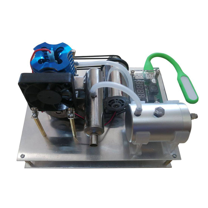 Custom Aircooled VX 18 Single Cylinder Two Stroke Gasoline Engine Generator One Key Electric Start - stirlingkit