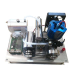 Custom Aircooled VX 18 Single Cylinder Two Stroke Gasoline Engine Generator One Key Electric Start - stirlingkit
