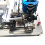 Custom Aircooled VX 18 Single Cylinder Two Stroke Gasoline Engine Generator One Key Electric Start - stirlingkit