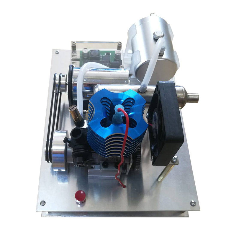 Custom Aircooled VX 18 Single Cylinder Two Stroke Gasoline Engine Generator One Key Electric Start - stirlingkit