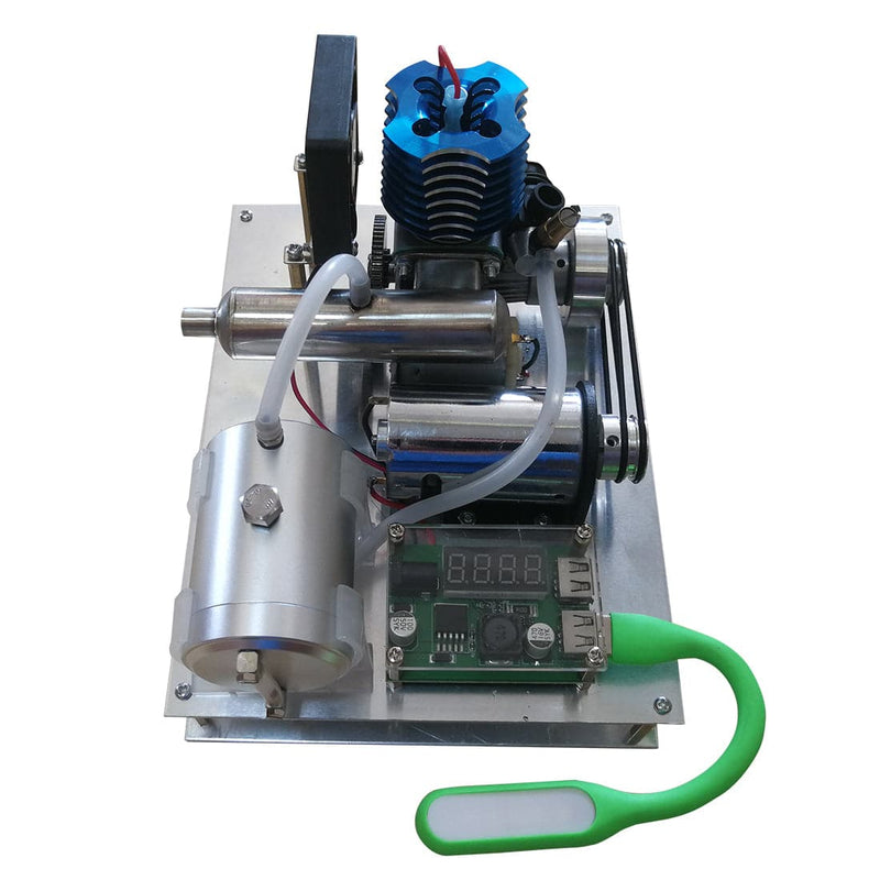 Custom Aircooled VX 18 Single Cylinder Two Stroke Gasoline Engine Generator One Key Electric Start - stirlingkit