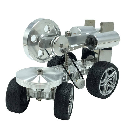 Custom Single Cylinder Stirling Engine Model Tractor Car Engine Physical Experiment Toy - stirlingkit