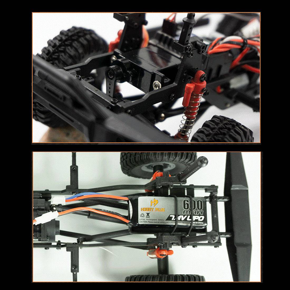 D1rc Dig Unit D1RC 1/18 2.4G 4WD Mini RC Rock Crawler Off-road Vehicle Model Pickup ...
