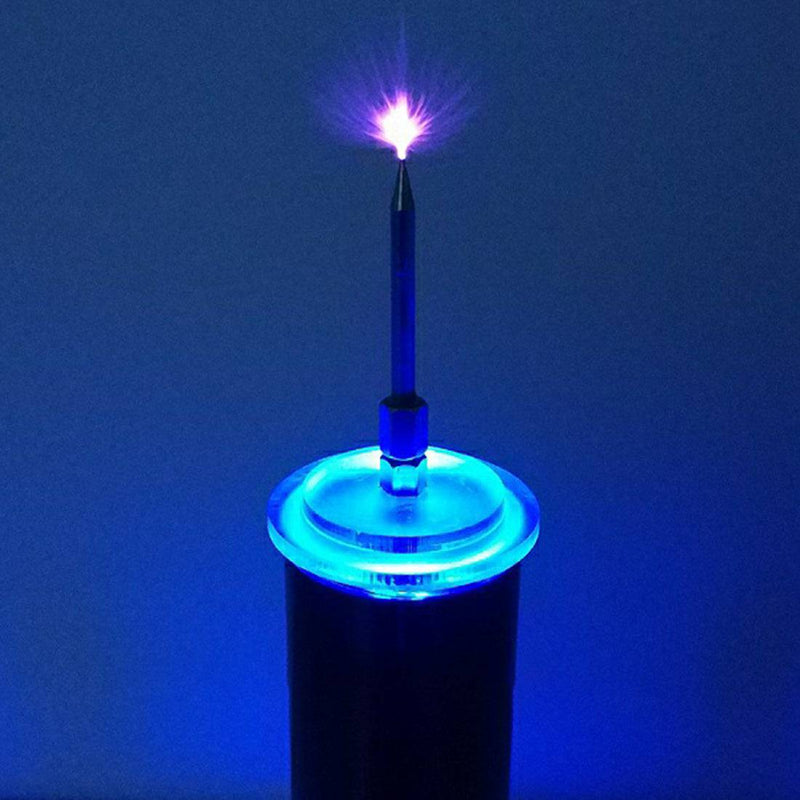 Desktop Lightning Bluetooth Music Tesla Coil Plasma Speaker with AC100-240V Adapter Experiments Toy- US Plug - stirlingkit