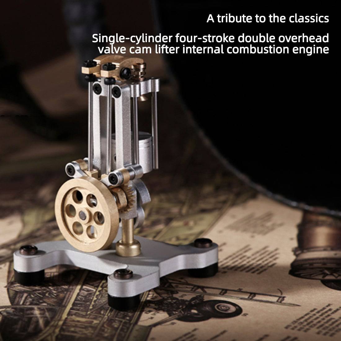 Didactic Four Stroke-cycle Engine Demonstrator Finger Engine - stirlingkit