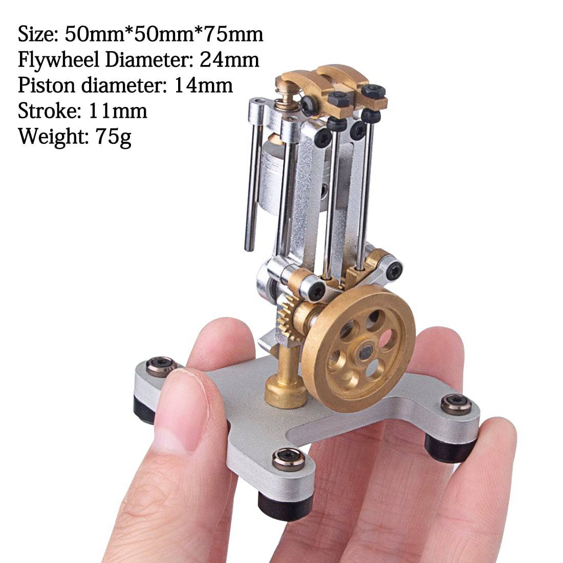 Didactic Four Stroke-cycle Engine Demonstrator Finger Engine - stirlingkit