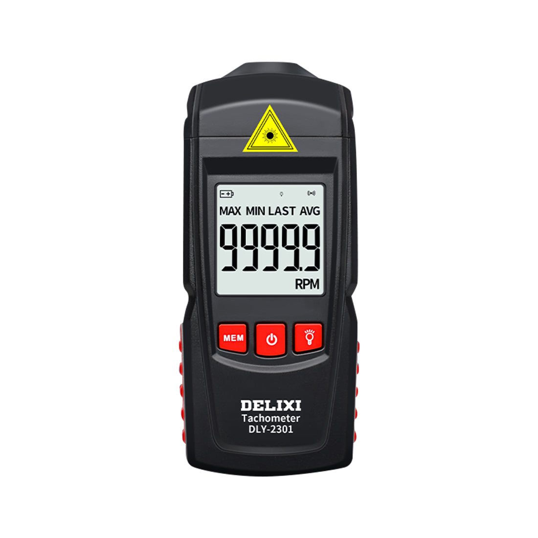 Digital Tachometer Tester Noncontact Laser Photo Sensor for Model Engine with 2.5 to 99,999 RPM Accuracy - stirlingkit