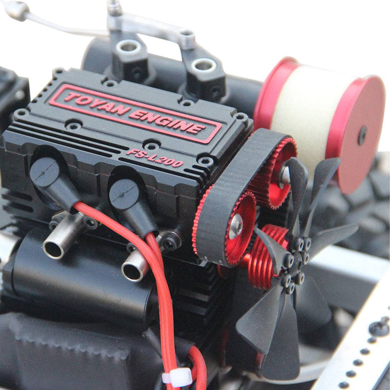 DIY 1/10 Gas Powered RC Car Frame for Toyan FS-L200 Engine (No