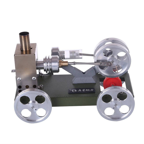 Assembly Stirling Engine Car DIY Model Trolley Vehicle Set Toy - stirlingkit