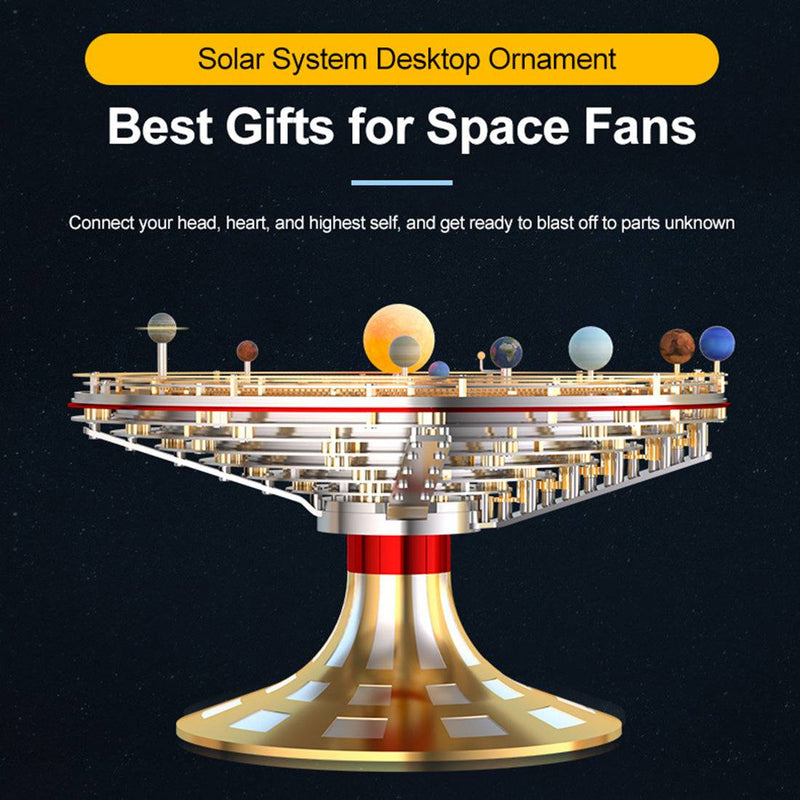DIY Electric Eight Planet Obiting Orrery Solar System Working Model KITS Pre-order - stirlingkit