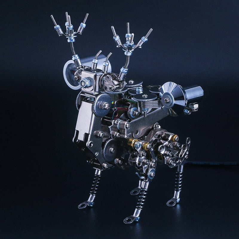 DIY Metal 3D Forest Deer With Speaker Assembly Model Kits - stirlingkit