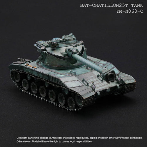 DIY Metal Art Model Kits Assembly World War II 25T Medium Military Tank Puzzle Model - stirlingkit