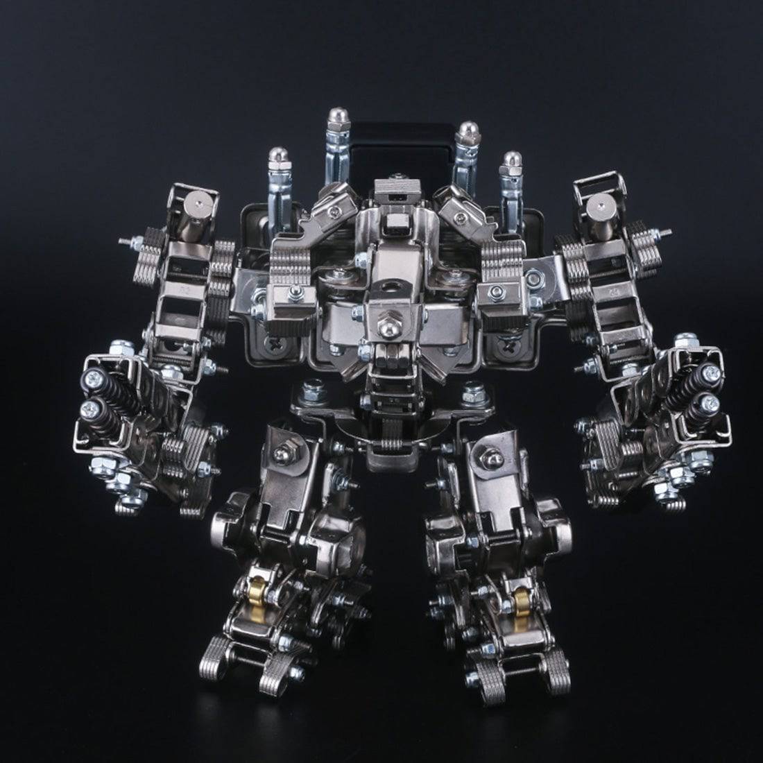 DIY Metal Assembly Creative Humanoid Mecha Warrior Educational Toy Gift - stirlingkit