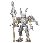 DIY Metal Mechanical Mech Soldier 3D Model Assembly Kit Puzzle Gift - stirlingkit