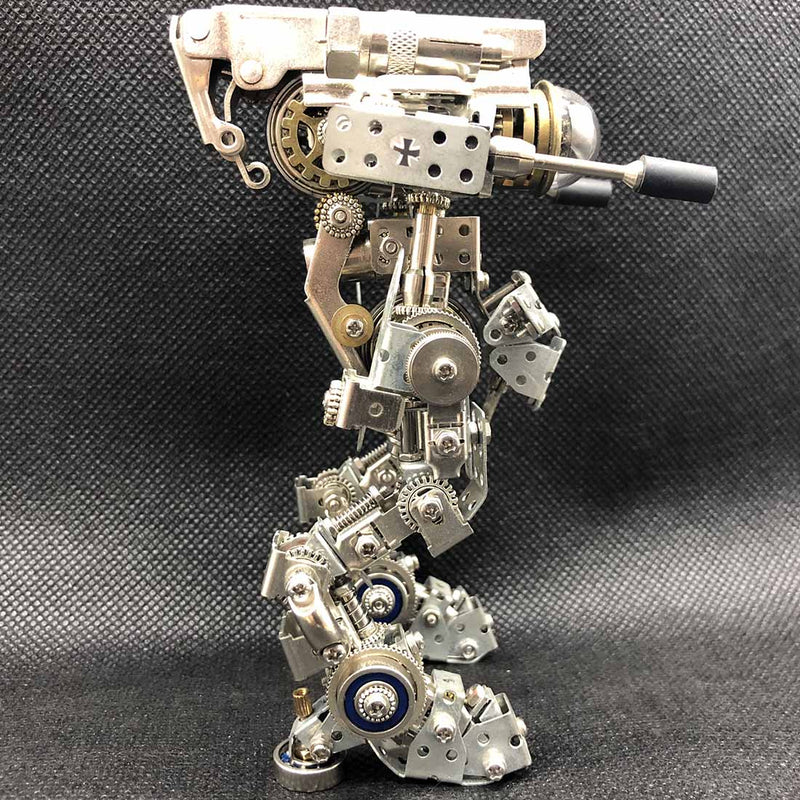 DIY Metal Mechanical Robot Assembly Model Home Decoration Ornaments - stirlingkit