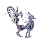 DIY Stainless Steel 3D Large Nine-tailed Fox Model Kit Assembly Crafts - stirlingkit