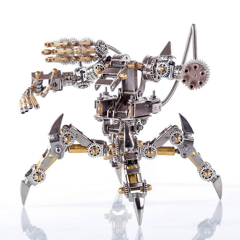 DIY Stainless Steel 3D Magnetic Chaser Mecha Model Kit without Speaker for Home Decor - stirlingkit