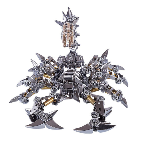 DIY Stainless Steel Mechanical War Scorpion 3D Assembled Exquisite Gift - stirlingkit