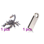 DIY Stainless Steel Mechanical War Scorpion 3D Assembled Exquisite Gift - stirlingkit