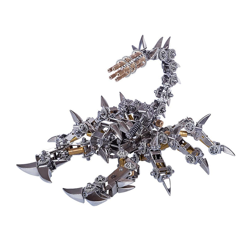 DIY Stainless Steel Mechanical War Scorpion 3D Assembled Exquisite Gift - stirlingkit