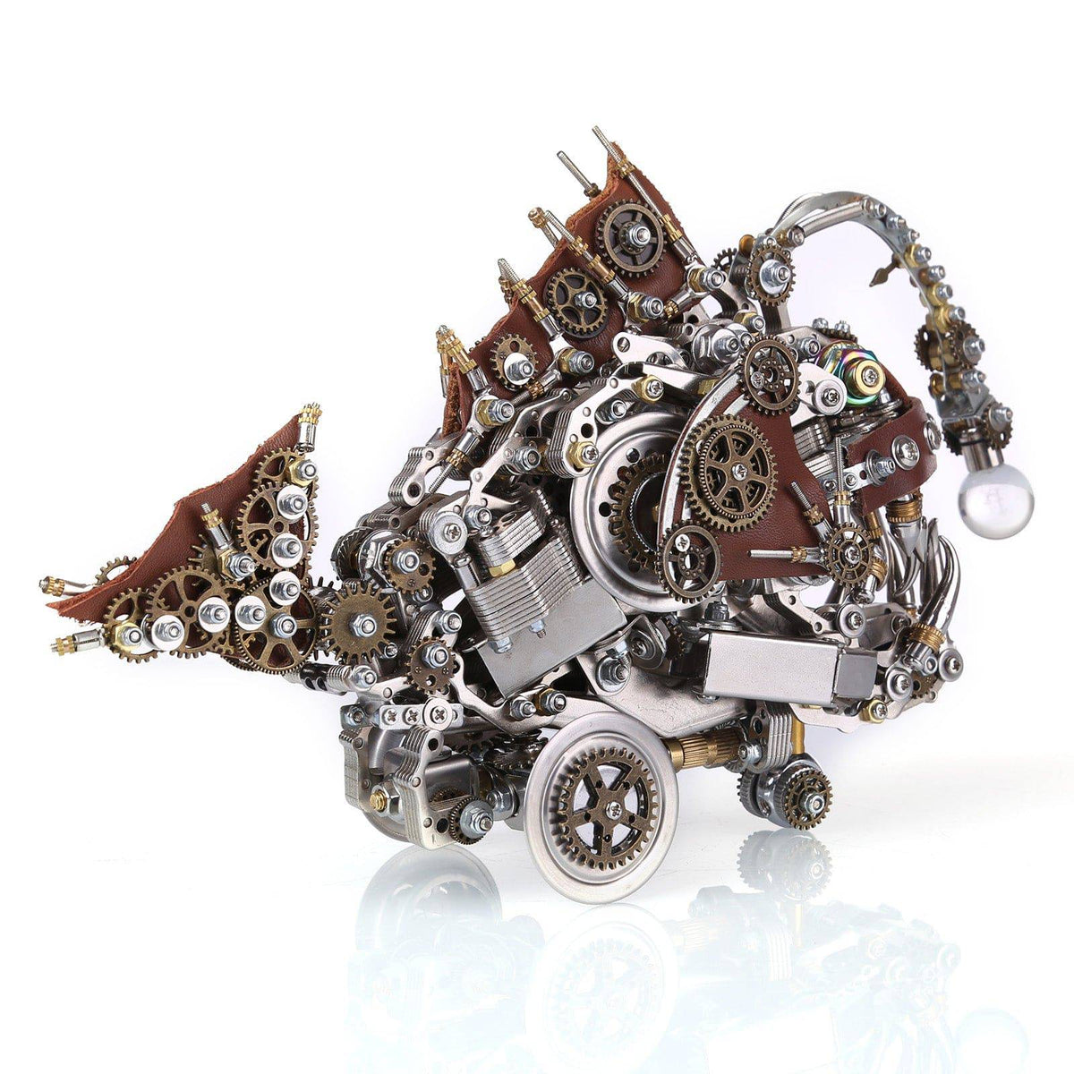 DIY Steampunk Style Metal Anglefish Model Kits 1000Pcs+ - stirlingkit