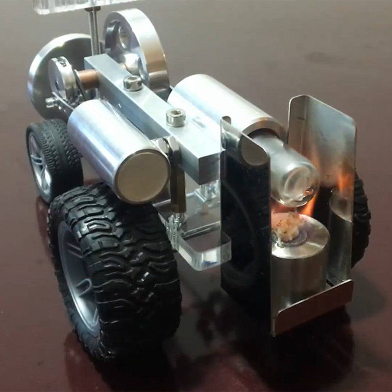 DIY Stirling Engine Car Vehicle Model Science Experiment - stirlingkit