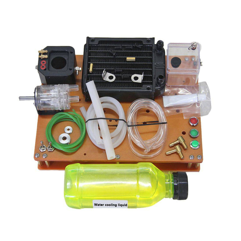 DIY Water Cooling Water Pump Tank Kit for Toyan Methanol Engine Model - stirlingkit