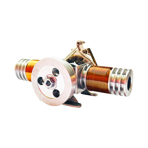 Double Cylinder Electric Flat-twin Solenoid Engine Electromagnetic Motor - stirlingkit