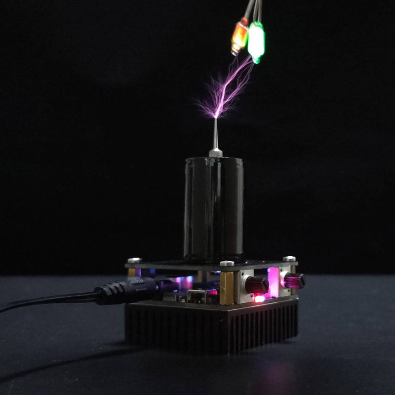 Dual-mode Bluetooth Mini Musical Tesla Coil Artificial Lightning Scientific Experiment Toy - stirlingkit