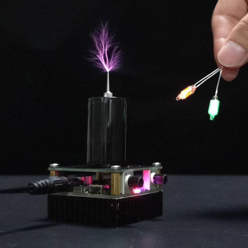 Dual-mode Bluetooth Mini Musical Tesla Coil Artificial Lightning Scientific Experiment Toy - stirlingkit