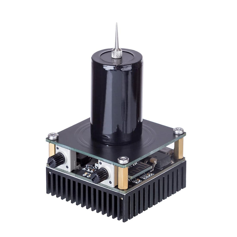 Tesla Coil Desktop Toy - Solid-State Music Tesla Coil With Wireless Power Transmission | Scientific Experiment Tool