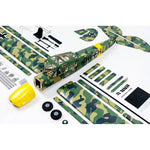 DW HOBBY Fi156 1/9 1600mm Wingspan Camouflage Remote Control ARF Airplane Balsa Wood Airplane - stirlingkit