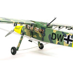 DW HOBBY Fi156 1/9 1600mm Wingspan Camouflage Remote Control ARF Airplane Balsa Wood Airplane - stirlingkit