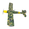 DW HOBBY Fi156 1/9 1600mm Wingspan Camouflage Remote Control ARF Airplane Balsa Wood Airplane - stirlingkit