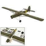 DW HOBBY Fi156 Army Green 1/9 1600mm Wingspan ARF RC Airplane Balsa Wood Airplane - stirlingkit