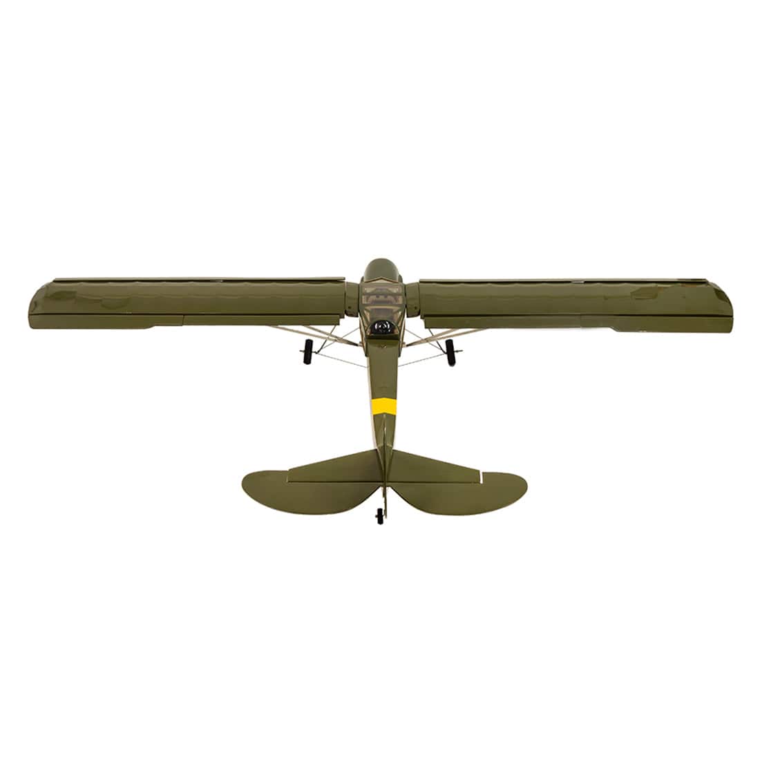 DW HOBBY Fi156 Army Green 1/9 1600mm Wingspan ARF RC Airplane Balsa Wood Airplane - stirlingkit
