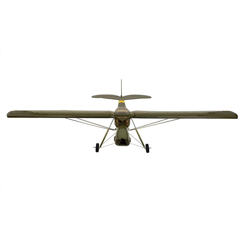 DW HOBBY Fi156 Army Green 1/9 1600mm Wingspan ARF RC Airplane Balsa Wood Airplane - stirlingkit