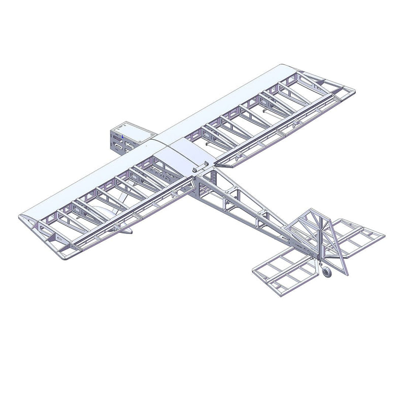 DWHOBBY STICK 14 1400mm Wingspan Electric Balsa Wood Airplane Trainer Plane ARF TCG1401 - Green - stirlingkit