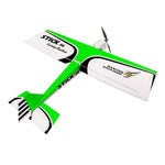 DWHOBBY STICK TCG1404 14 Electric 1400mm Wingspan Airplane Balsa Wood Aircraft with Electronic Equipments for Trainer ARF- Green - stirlingkit